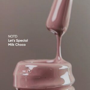 NAILSOFTHEDAY Milk Choco Gel Polish – ciepły brązowy lakier hybrydowy, 10 ml — zdjęcie 1