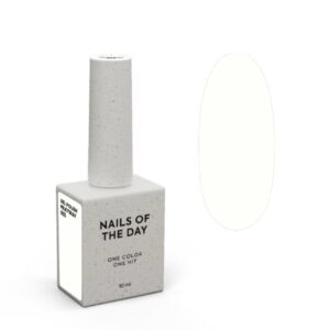 NAILSOFTHEDAY Milkyway Gel Polish – mleczny biały lakier hybrydowy półtransparentny, 10 ml