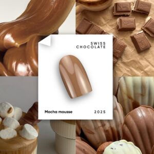NAILSOFTHEDAY Mocha Mousse Gel Polish – ciepły karmelowo-beżowy lakier hybrydowy, 10 ml — zdjęcie 1