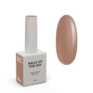 NAILSOFTHEDAY Mocha Mousse Gel Polish – ciepły karmelowo-beżowy lakier hybrydowy, 10 ml