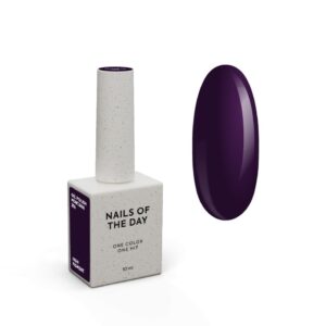 NAILSOFTHEDAY Montana – bardzo ciemny śliwkowy lakier hybrydowy, 10 ml