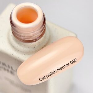 NAILSOFTHEDAY Nectar 092 pastelowa jasna brzoskwinia 10ml — zdjęcie 1