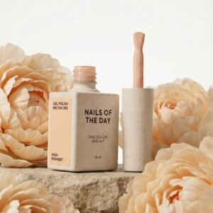 NAILSOFTHEDAY Nectar 092 pastelowa jasna brzoskwinia 10ml — zdjęcie 2