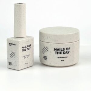 NAILSOFTHEDAY No Stress Top No Wipe – top hybrydowy odporny na zarysowania, 30 ml — zdjęcie 1