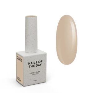 NAILSOFTHEDAY Praline Gel Polish – jasnobeżowy lakier hybrydowy, 10 ml