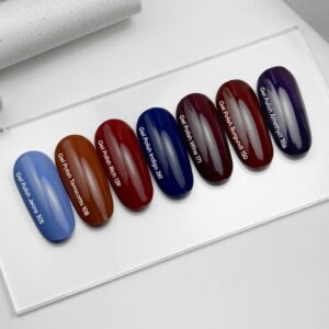 NAILSOFTHEDAY Rich Gel Polish – głęboki czerwony lakier hybrydowy z nutą bordo, 10 ml — zdjęcie 5