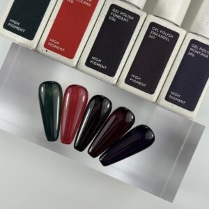 NAILSOFTHEDAY Roksolana – przygaszony czerwony lakier hybrydowy 10 ml — zdjęcie 5