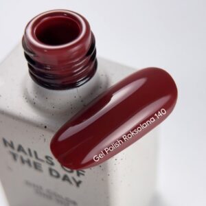 NAILSOFTHEDAY Roksolana – przygaszony czerwony lakier hybrydowy 10 ml — zdjęcie 3