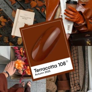 NAILSOFTHEDAY Terracotta Gel Polish – ceglany lakier hybrydowy o ciepłym odcieniu, 10 ml — zdjęcie 5