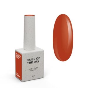 NAILSOFTHEDAY Terracotta Gel Polish – ceglany lakier hybrydowy o ciepłym odcieniu, 10 ml
