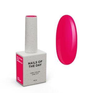NAILSOFTHEDAY Viva Magenta Gel Polish – czerwono-różowy lakier hybrydowy, 10 ml