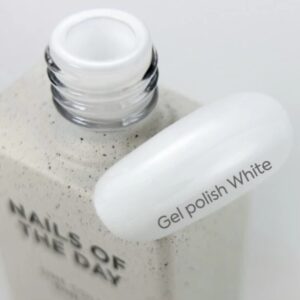 NAILSOFTHEDAY White Gel Polish – biały lakier hybrydowy, 10 ml — zdjęcie 1