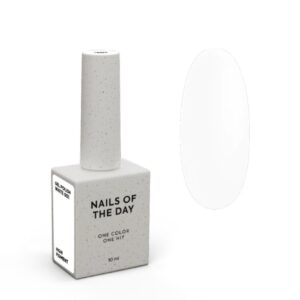NAILSOFTHEDAY White Gel Polish – biały lakier hybrydowy, 10 ml
