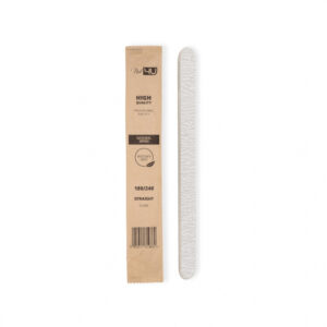 Nail4u Slim NATURAL II Pilnik Do Paznokci Hybrydowych Prosty Straight 180/240 50 szt. — zdjęcie 1
