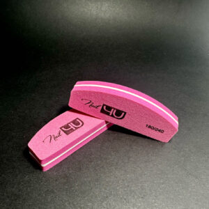 Nail4u Mini Polerka Candy Pink 180/240 Łódka — zdjęcie 1