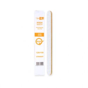 Nail4u Pilnik BASIC Prosty Straight 120/150 do paznokci – 50 szt. — zdjęcie 2