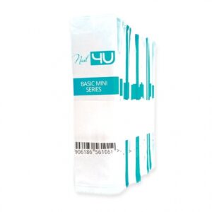 Nail4u Pilnik Podofile BASIC MINI STRAIGHT Prosty 180/180 (25 sztuk) – Ekologiczny Pilnik Jednorazowy — zdjęcie 2