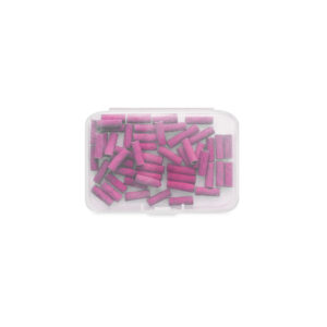 Nakładki na frezy 3mm walec gradacja 150 (50 sztuk) - biały
