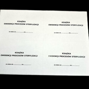Naklejki - Książka Ewidencji Procesów Sterylizacji