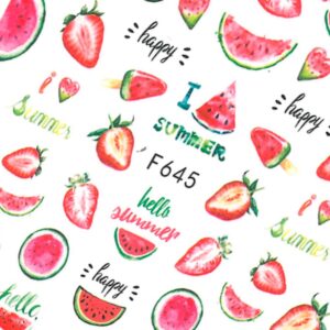 Naklejki do paznokci cienkie samoprzylepne Miss Colour Nr F645 — zdjęcie 1