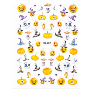 Naklejki do paznokci cienkie samoprzylepne halloween DD-762