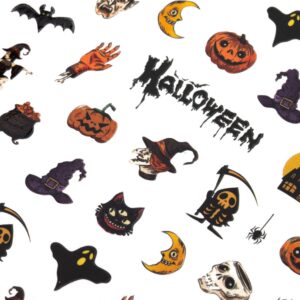 Naklejki do paznokci cienkie samoprzylepne halloween MS-C207 — zdjęcie 1