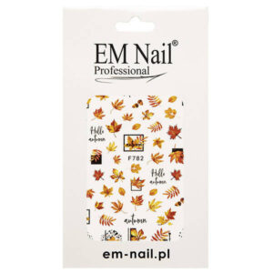 EM Nail Naklejki jesienne na paznokcie F782 — zdjęcie 1