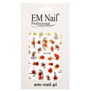 EM Nail Naklejki samoprzylepne jesienne na paznokcie JO-2102 — zdjęcie 1