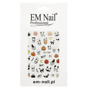 EM Nail Naklejki na paznokcie samoprzylepne Halloweenowe JO-1106 — zdjęcie 1