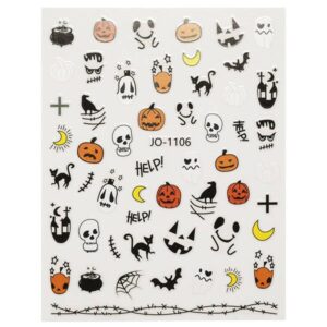 EM Nail Naklejki na paznokcie samoprzylepne Halloweenowe JO-1106 — zdjęcie 2