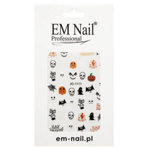 EM Nail Naklejki na paznokcie samoprzylepne Halloweenowe JO-1111 — zdjęcie 1