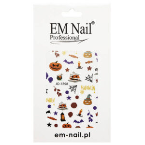 EM Nail Naklejki na paznokcie samoprzylepne Halloweenowe JO-1898 — zdjęcie 1