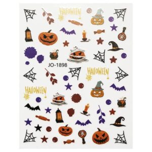 EM Nail Naklejki na paznokcie samoprzylepne Halloweenowe JO-1898 — zdjęcie 2