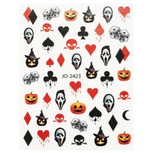 EM Nail Naklejki na paznokcie samoprzylepne Halloweenowe JO-2423 — zdjęcie 2