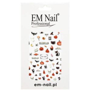 EM Nail Naklejki na paznokcie samoprzylepne Halloweenowe TH-1081 — zdjęcie 1