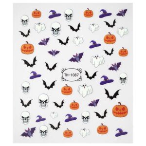 Naklejki na paznokcie Halloweenowe TH-1087 — zdjęcie 2