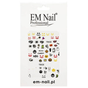 EM Nail Naklejki na paznokcie samoprzylepne Halloweenowe WG356 — zdjęcie 1