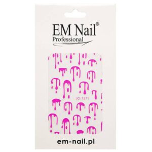 EM Nail Naklejki na paznokcie JO-1571-PINK — zdjęcie 1