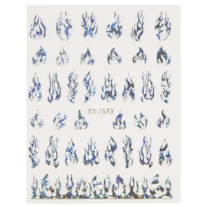 EM Nail Naklejki na paznokcie JO-1573 HOLO SILVER — zdjęcie 2