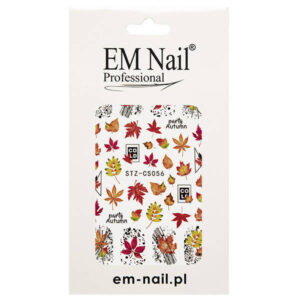EM Nail Naklejki samoprzylepne na paznokcie jesienne STZ-CS056 — zdjęcie 1