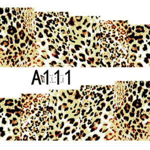 Naklejki wodne w panterke - A111