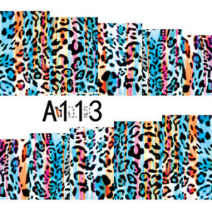 Naklejki wodne w panterke - A113
