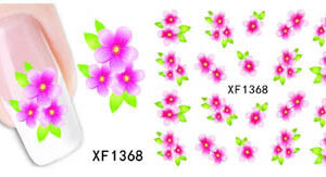 Naklejki wodne kwiaty - XF1368