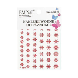 Naklejki wodne świąteczne do paznokci F 169 — zdjęcie 1
