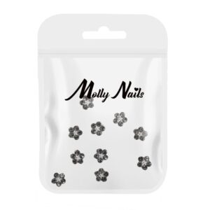 Ozdoby do paznokci kwiatki 3D Molly Nails K1126 – 10 szt — zdjęcie 3