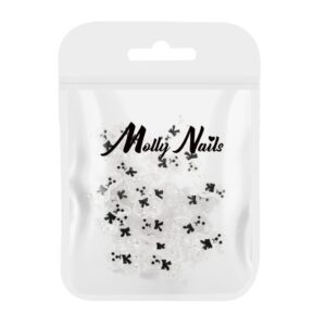 Ozdoby do paznokci misie 3D Molly Nails clear 20 szt — zdjęcie 3