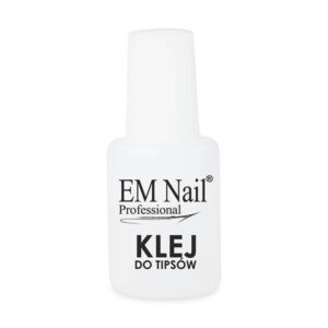 EM Nail Klej do tipsów 10g – z pędzelkiem, szybkoschnący, do ozdób i tipsów