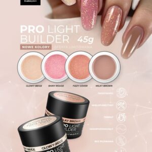 PALU Pro Light Builder Gel Glowy Beige 45 g żel budujący — zdjęcie 5