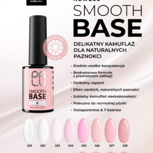 PALU Smooth Base 8 11g – naturalny cover z nutą różu — zdjęcie 1