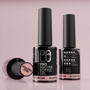 Palu Pro Master Bottle Gel Golden Pink 11g –różowy żel w butelce z drobinką — zdjęcie 1